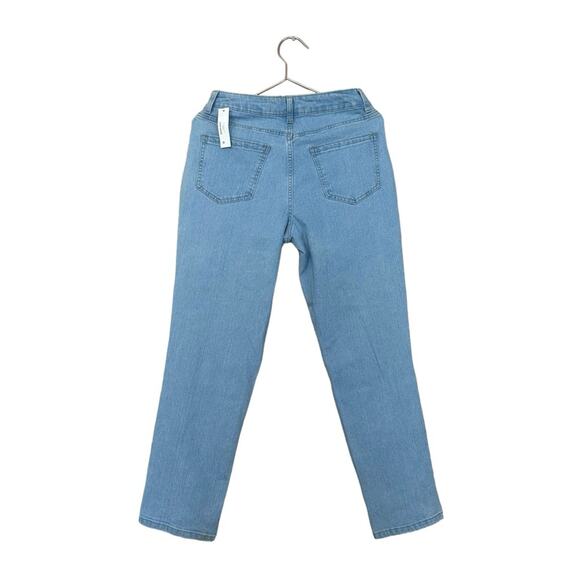 NOBO No Boundaries Women Denim mom Jeans Sz 5 High Rise Stretch Blue - Picture 2 of 8